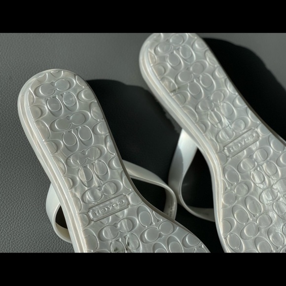 Coach Rubber Flip Flops - Picture 4 of 5